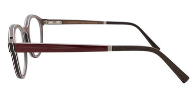 Gold & Wood® NAOS G&W NAOS 41 47 - 41 - Burgundy Bolivar/Brown Bubinga/Brown Bird's Eye Maple Eyeglasses