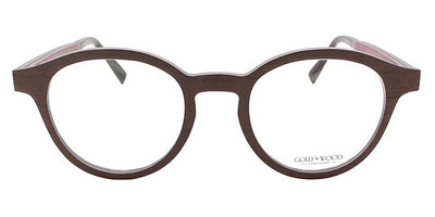 Gold & Wood® NAOS G&W NAOS 42 47 - 42 - Brown Tanganyika/Brown Bubinga/Burgundy Bolivar Eyeglasses