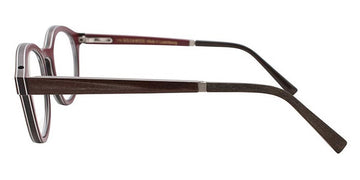 Gold & Wood® NAOS G&W NAOS 42 47 - 42 - Brown Tanganyika/Brown Bubinga/Burgundy Bolivar Eyeglasses