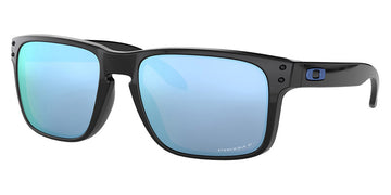 Oakley® OO9102 Holbrook OO9102 9102C1 55 - Polished black/Prizm deep water polarized Sunglasses