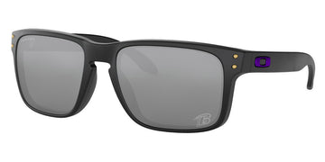 Oakley® OO9102 Holbrook OO9102 9102L2 55 - Matte Black / Prizm Black 9102L2 Sunglasses