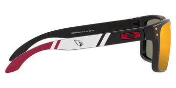 Oakley® OO9102 Holbrook OO9102 9102Q2 55 - Matte black/Prizm ruby (White) Sunglasses