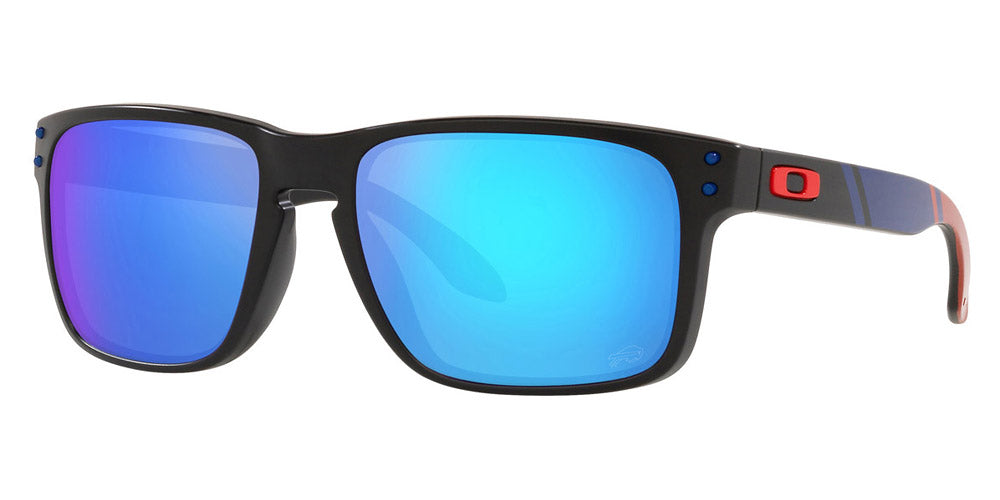 Oakley® OO9102 Holbrook OO9102 9102Q5 55 - Matte black / Prizm sapphire Sunglasses