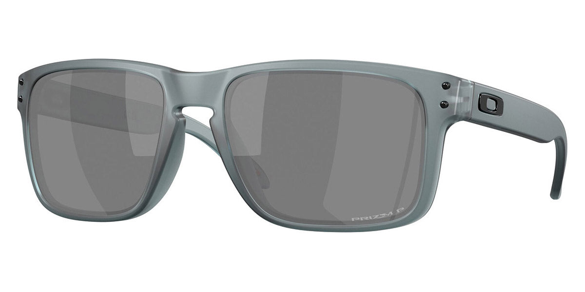 Oakley® OO9102 Holbrook OO9102 9102Z4 55 - Matte crystal black/Prizm black polarized Sunglasses