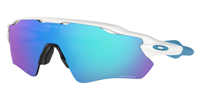 Oakley® OO9208 Radar Ev Path OO9208 920857 38 - Polished white/Prizm sapphire (blue) Sunglasses