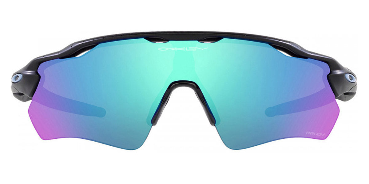 Oakley® OO9208 Radar Ev Path OO9208 9208E3 38 - Matte Black / Prizm Sapphire Mirrored Sunglasses