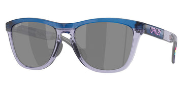 Oakley® OO9284 - Frogskins range OO9284 928416 55 - Matte Transparent Blue/Fortnite Brite Bomber / Prizm Black Sunglasses