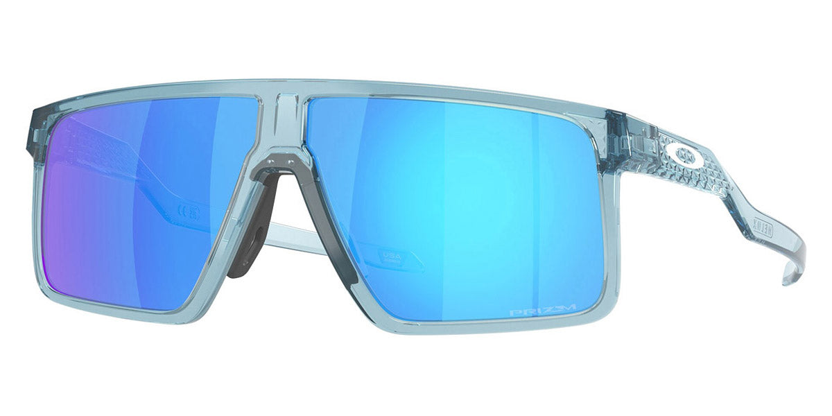 Oakley® OO9285 - Helux OO9285 928508 61 - Transparent Stonewash / Prizm Sapphire Sunglasses