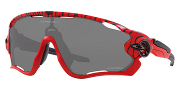 Oakley® OO9290 Jawbreaker OO9290 929067 31 - Red Tiger / Prizm Black Mirrored Sunglasses