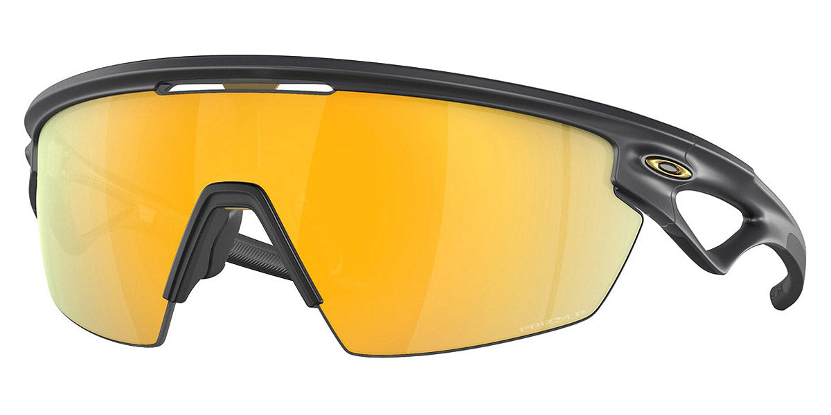 Oakley® OO9403 Sphaera OO9403 940304 36 - Matte Carbon / Prizm 24K Mirrored Polarized Sunglasses