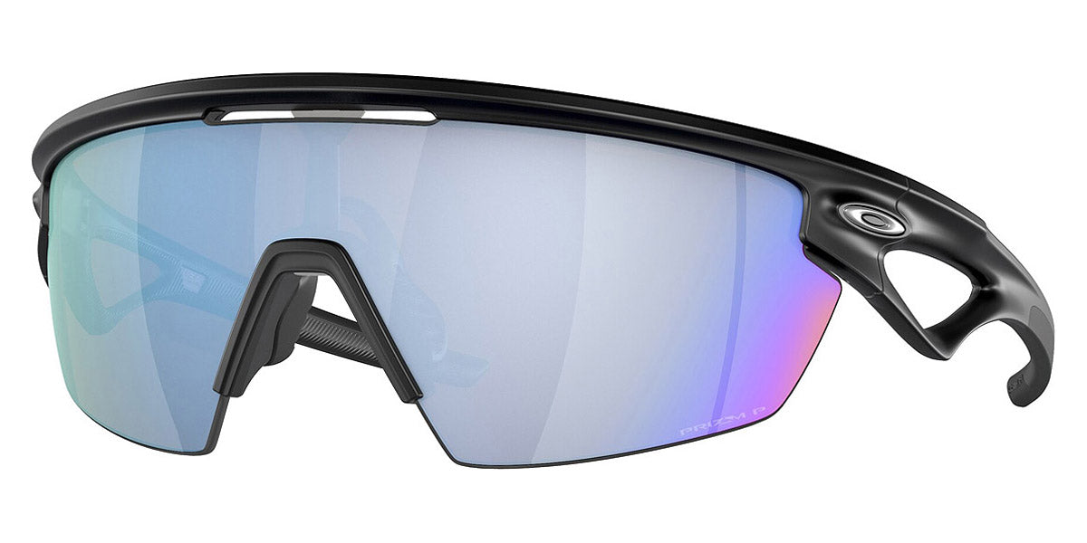 Oakley® OO9403 Sphaera OO9403 940305 36 - Matte Black / Prizm Deep Water Polarized Mirrored Sunglasses