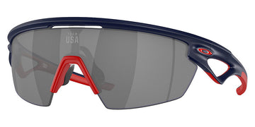 Oakley® OO9403 Sphaera OO9403 940313 36 - Matte Navy / Prizm Black Mirrored Sunglasses