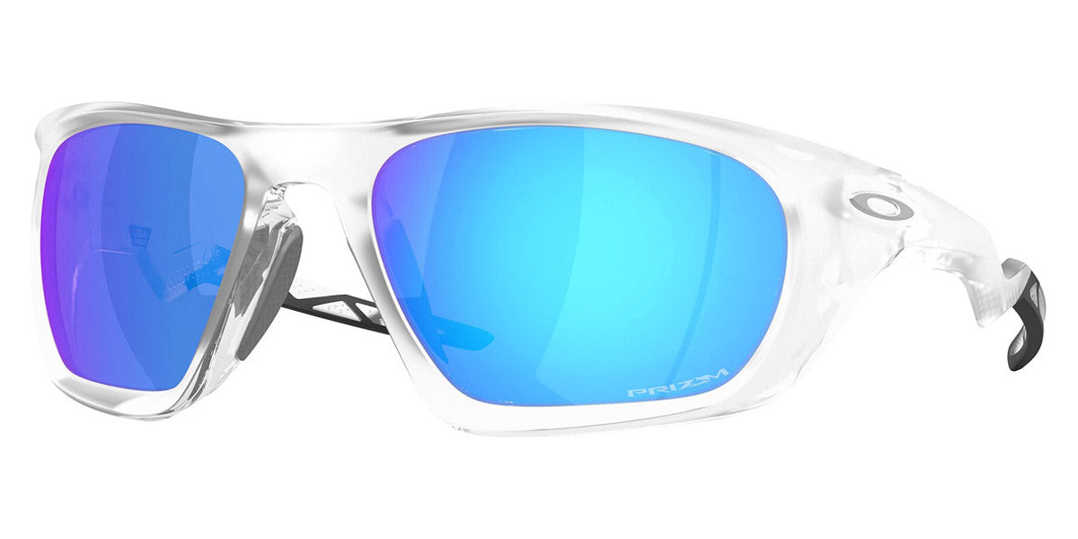 Oakley® OO9431 Lateralis OO9431 943106 60 - Matte Clear / Prizm Sapphire Sunglasses