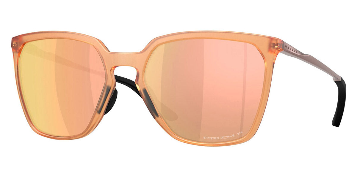 Oakley® OO9480 Sielo SQ OO9480 948004 57 - Matte Transparent Ginger/Satin Copper / Prizm Rose Gold Polarized Sunglasses