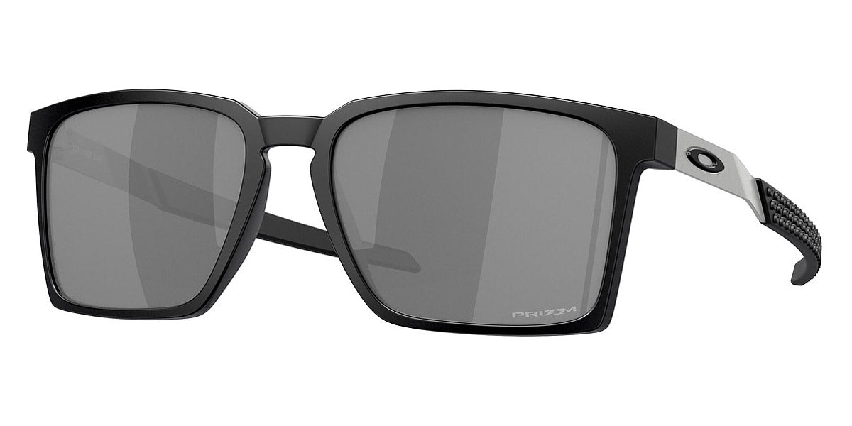 Oakley® OO9483 Exchange Sun OO9483 948301 56 - Satin Black/Satin Chrome / Prizm Black Mirrored Sunglasses