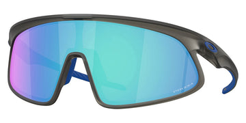 Oakley® OO9484D RSLV OO9484D 948403 49 - Matte Gray Smoke / Prizm Sapphire Sunglasses