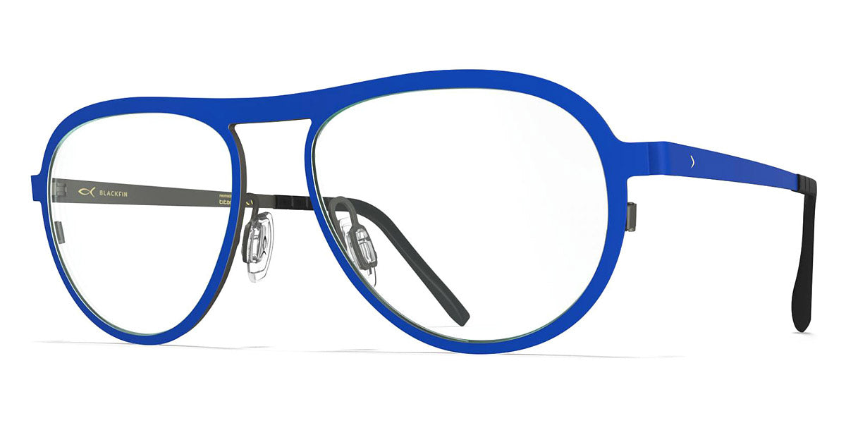 Blackfin® ORKNEY BLF ORKNEY 1654 52 - Reflex Blue/Gunmetal Gray Eyeglasses