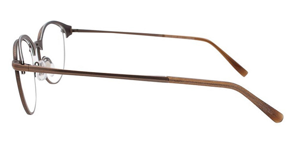 Gold & Wood® ORSAY 04 G&W ORSAY 04 02 50 - 02 - Antique Gold/Brown Birds Eye Maple Eyeglasses