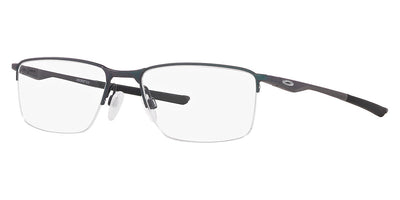 Oakley® OX3218 Socket 5.5 OX3218 321812 52 - Dark matte silver/blue colorshift Eyeglasses