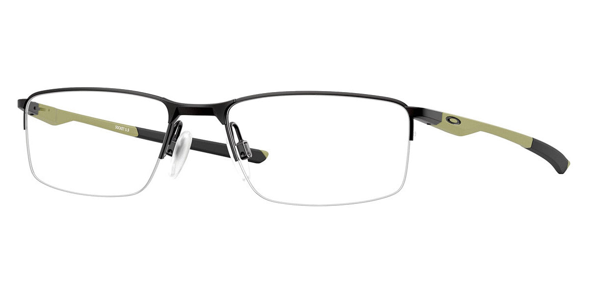 Oakley® OX3218 Socket 5.0 OX3218 321816 56 - Satin Black/Satin Fern Eyeglasses