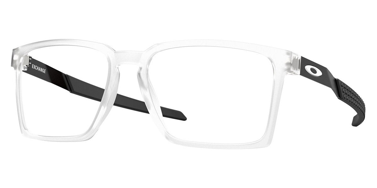 Oakley® OX8055 Exchange OX8055 805506 56 - Matte Clear/Satin Black Eyeglasses