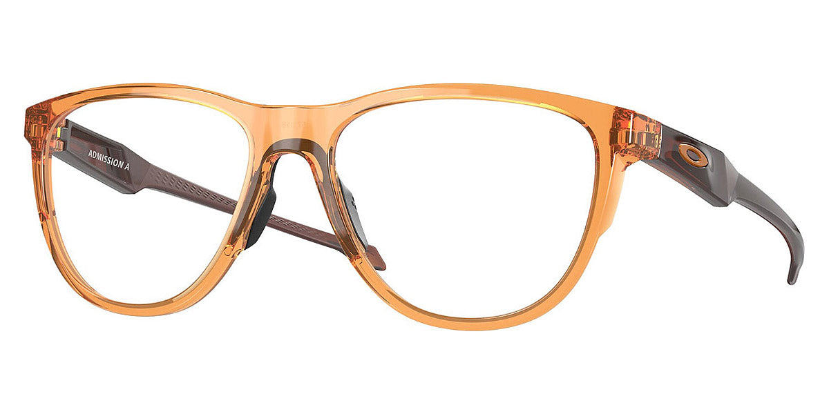 Oakley® OX8056F Admission A OX8056F 805605 53 - Polished Transparent Ginger Eyeglasses