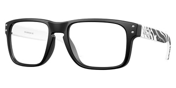 Oakley® OX8156 Holbrook RX OX8156 815615 56 - Satin Black/Satin White Eyeglasses