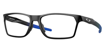 Oakley® OX8174F Hex Jector (A) OX8174F 817408 56 - Satin Black/Crystal Blue Black Fade Eyeglasses