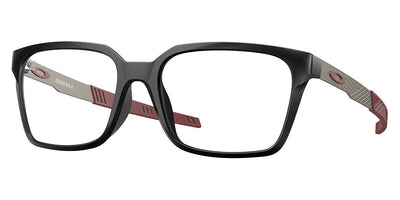 Oakley® OX8180F Dehaven A OX8180F 818003 55 - Satin Black/Matte Gunmetal Eyeglasses