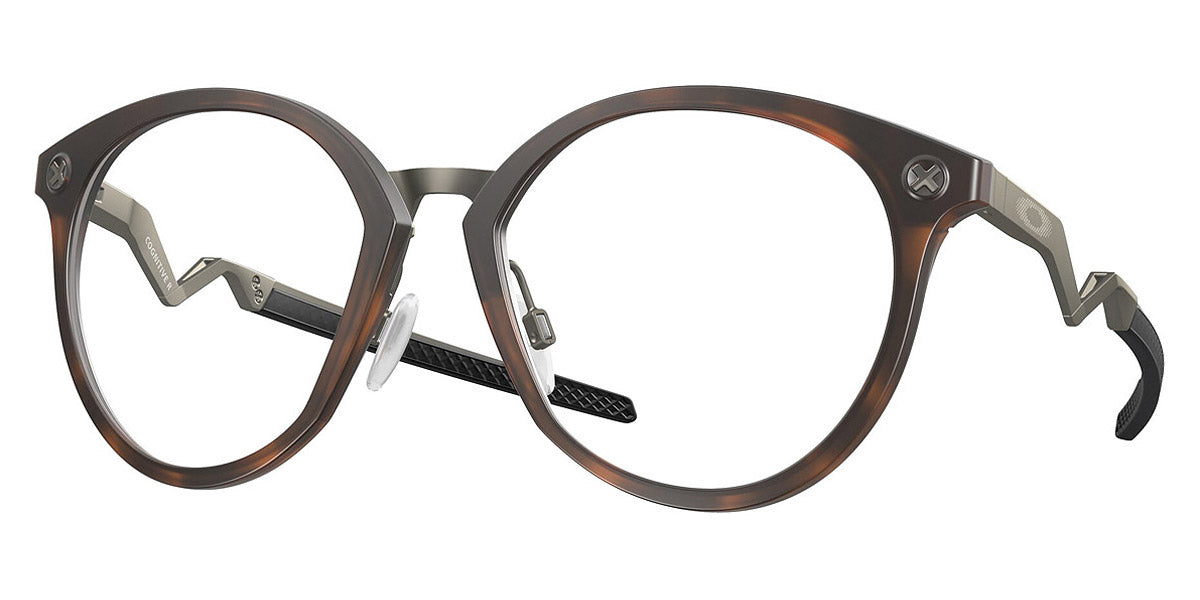 Oakley® OX8181 Cognitive R OX8181 818104 55 - Polished Brown Tortoise/Matte Gunmetal Eyeglasses