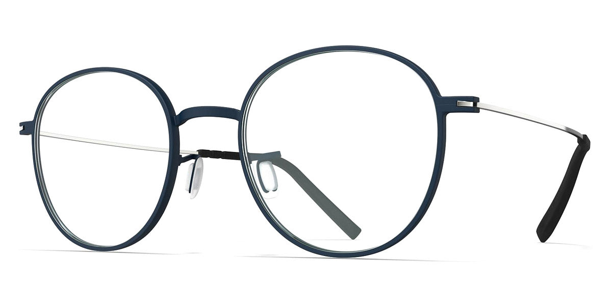 Blackfin® PASADENA BLF PASADENA 1576 48 - Shadow Dark Blue/Shiny Silver Eyeglasses