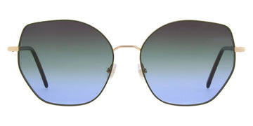 Andy Wolf® Pepino Sun ANW Pepino Sun 04 58 - Gold/Green Sunglasses