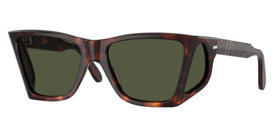 Persol® PO0009 PS PO0009 24/31 57 - 24/31 Havana / Green Sunglasses