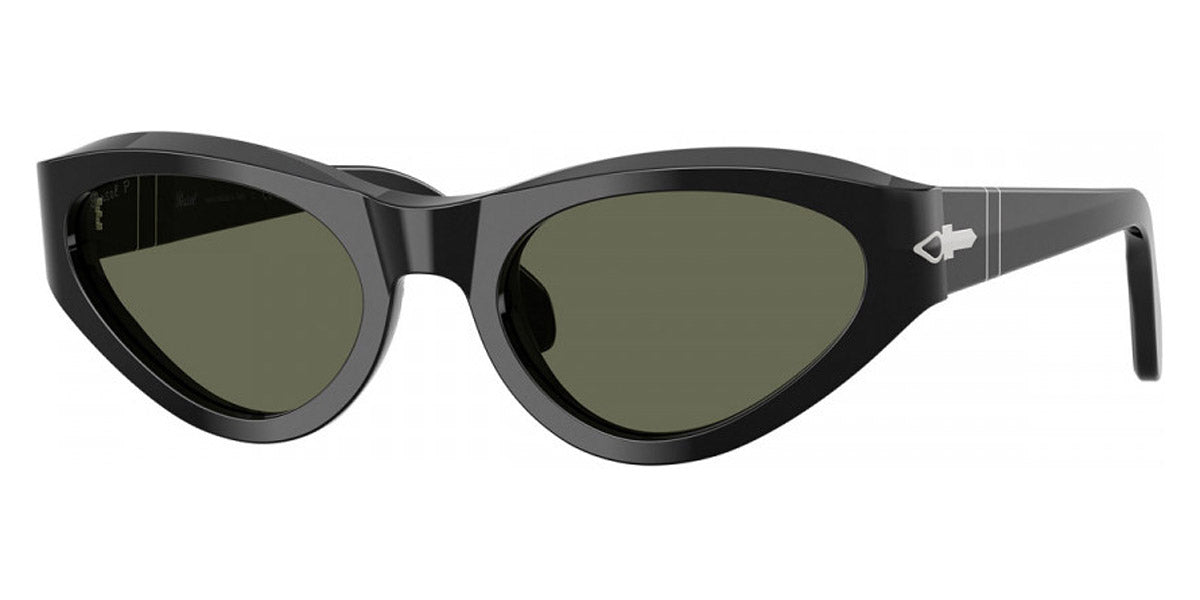 Persol® PO0052S PS PO0052S 95/58 53 - 95/58 Black / Green polar Sunglasses