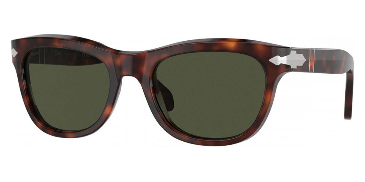 Persol® PO0086S PS PO0086S 24/31 57 - 24/31 Havana / Green Sunglasses