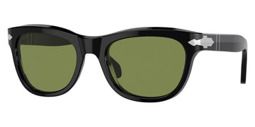 Persol® PO0086S PS PO0086S 95/4E 57 - 95/4E Black / Green Sunglasses