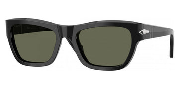 Persol® PO0091S PS PO0091S 95/58 56 - 95/58 Black / Green polar Sunglasses