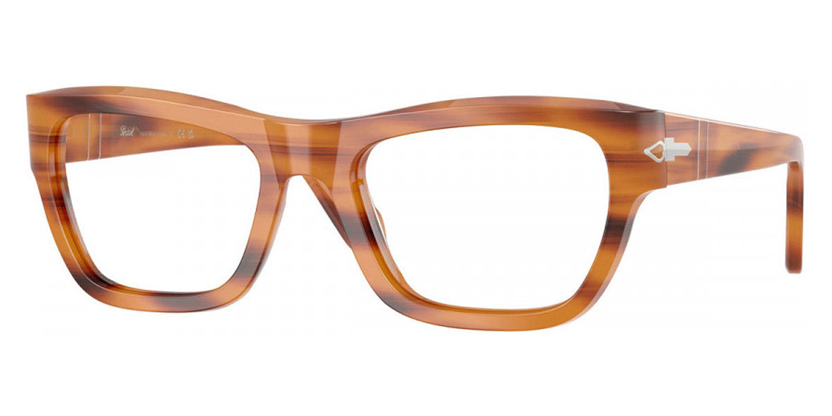 Persol® PO0091V PS PO0091V 960 53 - 960 Striped brown Eyeglasses