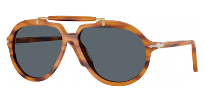 Persol® PO0202S PS PO0202S 960/R5 57 - 960/R5 Striped brown / Blue Sunglasses