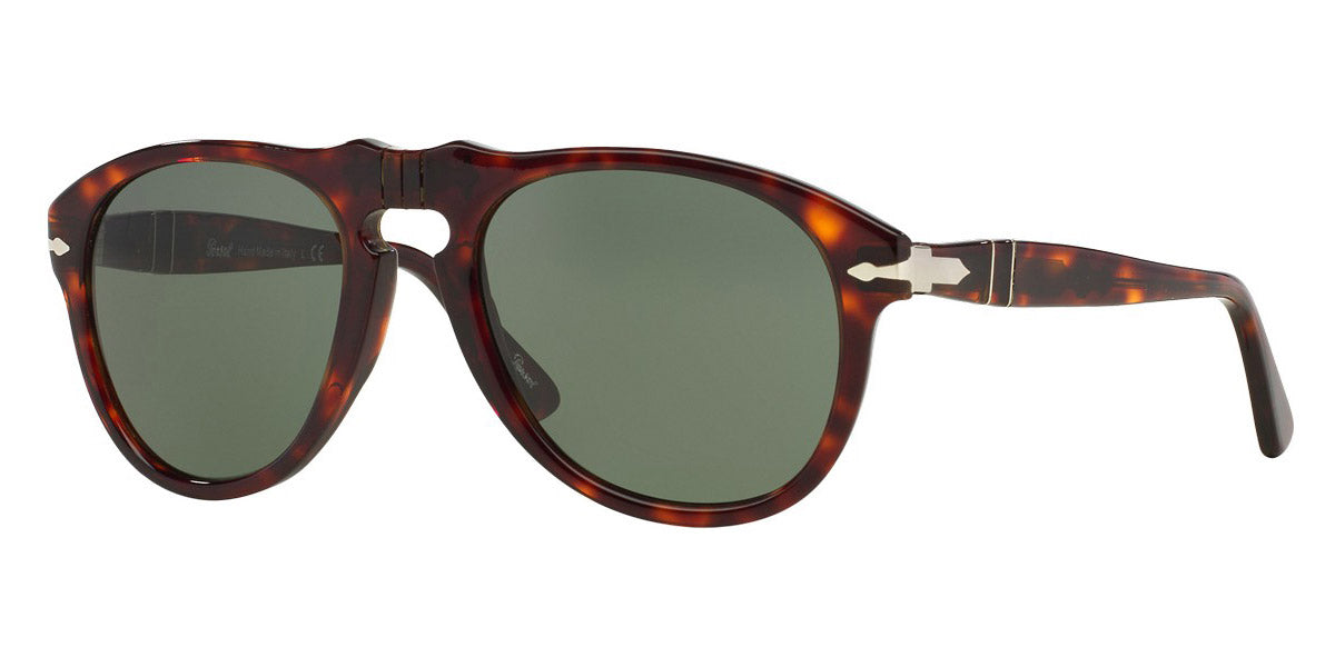 Persol® PO0649 PS PO0649 24/31 56 - 24/31 Havana / Green Sunglasses