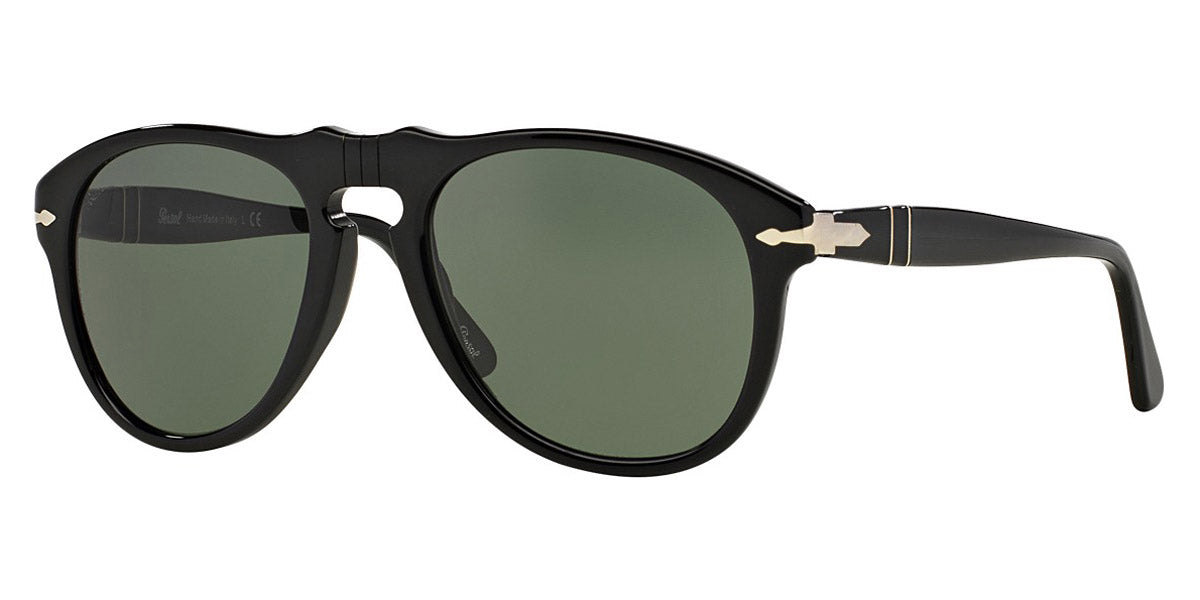 Persol® PO0649 PS PO0649 95/31 56 - 95/31 Black / Green Sunglasses