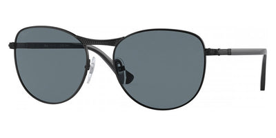 Persol® PO1002S PS PO1002S 11513R 57 - 11513R Demigloss black / Dark blue polarized Sunglasses