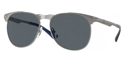 Persol® PO1016S PS PO1016S 513/R5 57 - 513/R5 Gunmetal / Blue Sunglasses