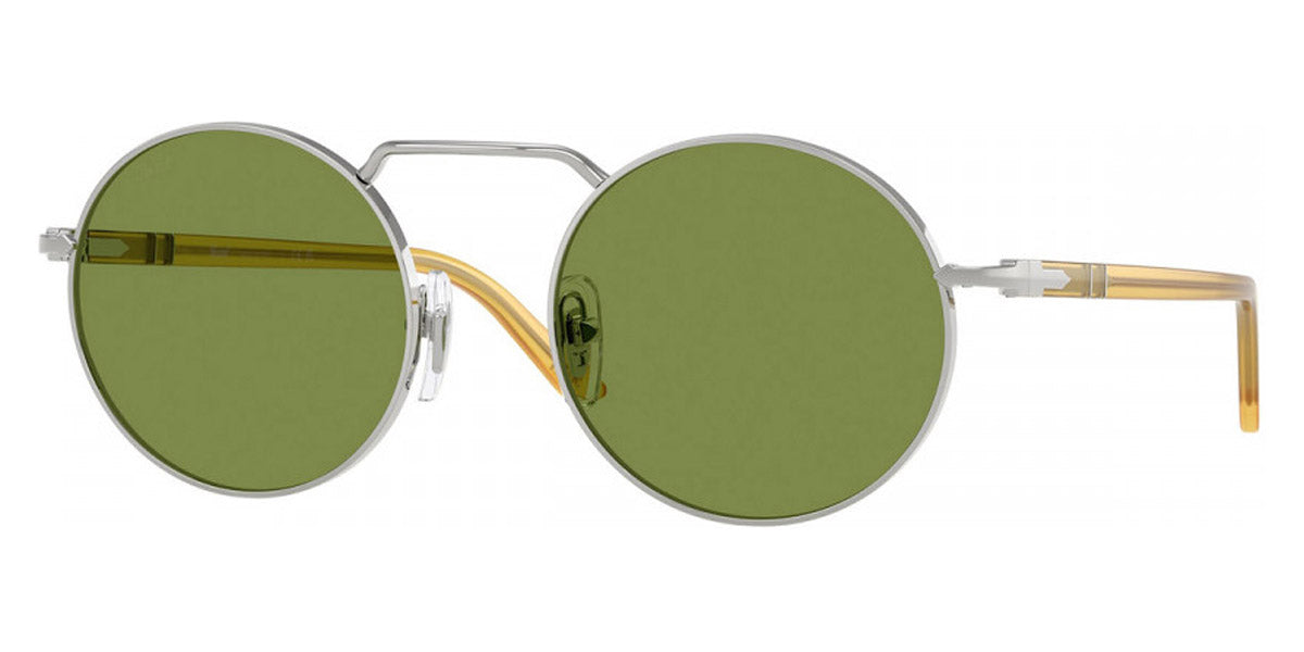 Persol® PO1019S PS PO1019S 518/4E 53 - 518/4E Silver / Green light Sunglasses