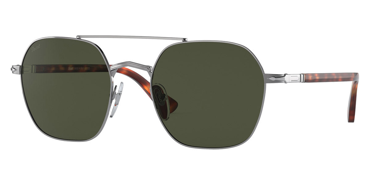 Persol® PO2483S PS PO2483S 513/31 52 - 513/31 Gunmetal / Green Sunglasses