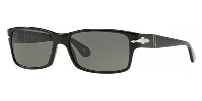 Persol® PO2803S PS PO2803S 95/58 58 - 95/58 Black / Green polarized Sunglasses