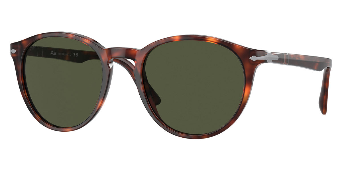 Persol® PO3152S PS PO3152S 901531 52 - 901531 Havana / Green Sunglasses