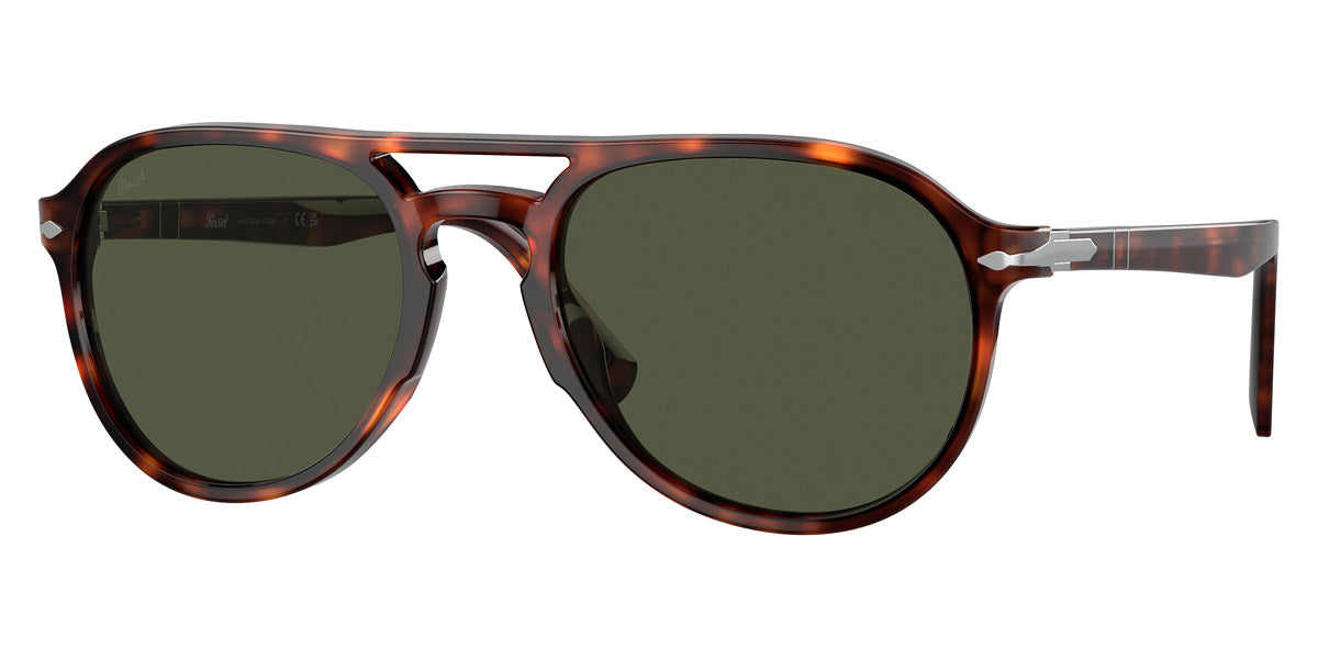 Persol® PO3235S PS PO3235S 24/31 55 - 24/31 Havana / Green Sunglasses