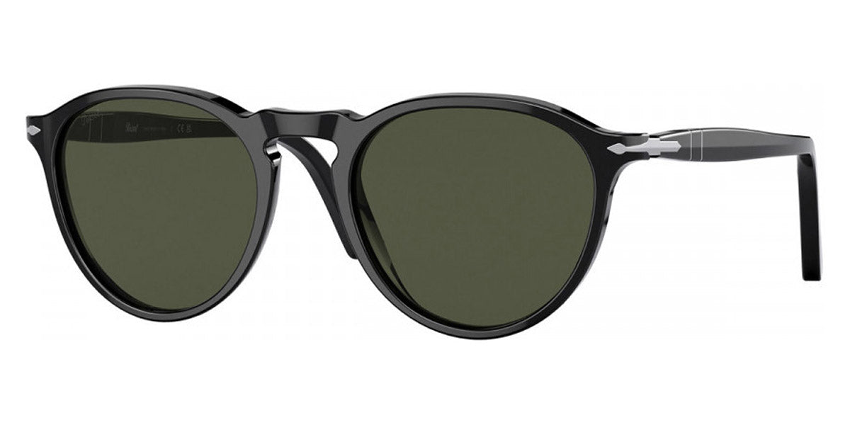 Persol® PO3286S PS PO3286S 95/31 53 - 95/31 Black / Green Sunglasses