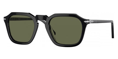 Persol® PO3292S PS PO3292S 95/58 52 - 95/58 Black / Polarized green Sunglasses